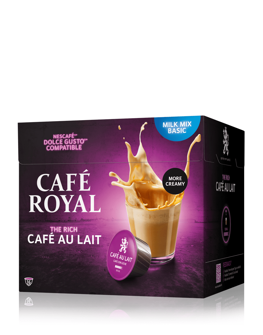 CaféRoyal Café au Lait 16caps