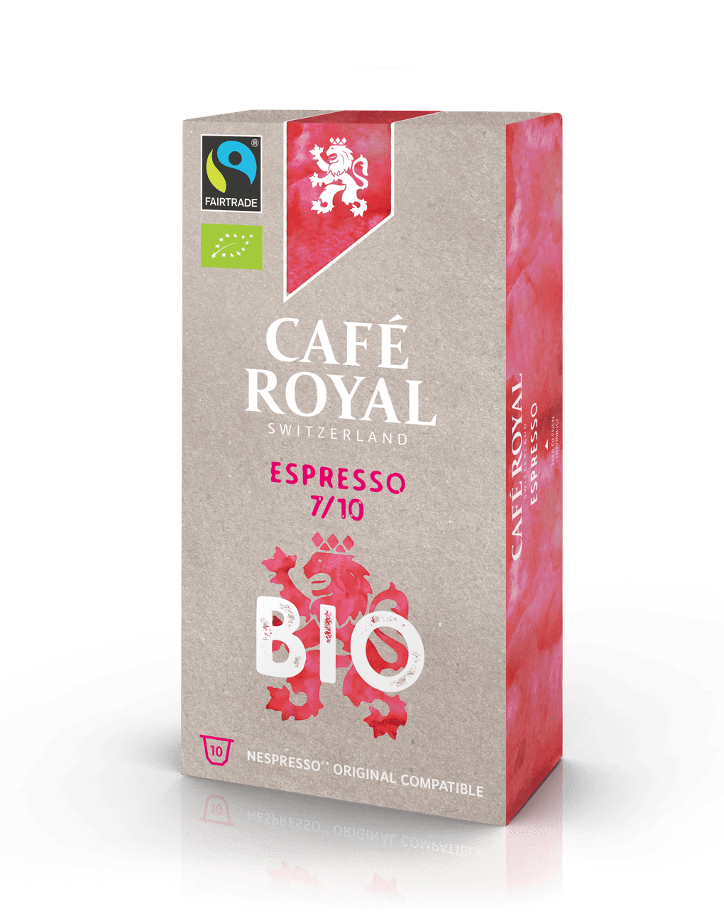 Espresso Bio Organic 10 capsules de café compatibles Nespresso de Café Royal