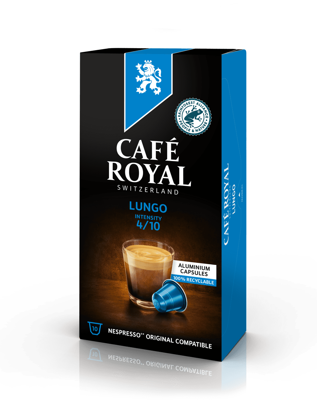 Café Lungo 10 capsules de café compatibles Nespresso de Café Royal