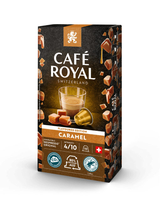 bedenken etiket erwt ▷ Caramel - koffiecapsules met karamelsmaak - 100% compatibel met Nespresso®*  - Café Royal
