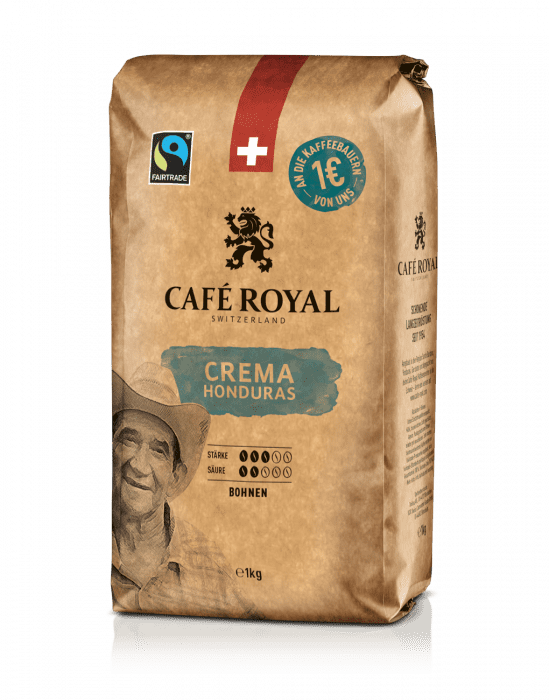 Kaffee Honduras Crema 1000 Gramm Bohnenkaffee von Café Royal
