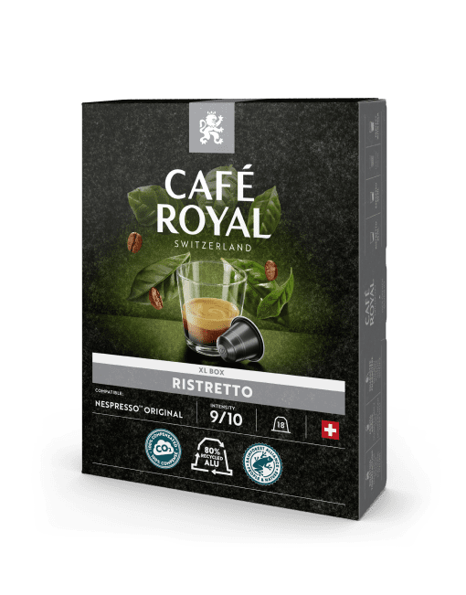 Kridt bandage Ydmyg ▷ Ristretto - Starke Kaffeekapseln aus Aluminium - 100% kompatibel mit  Nespresso®* - Café Royal