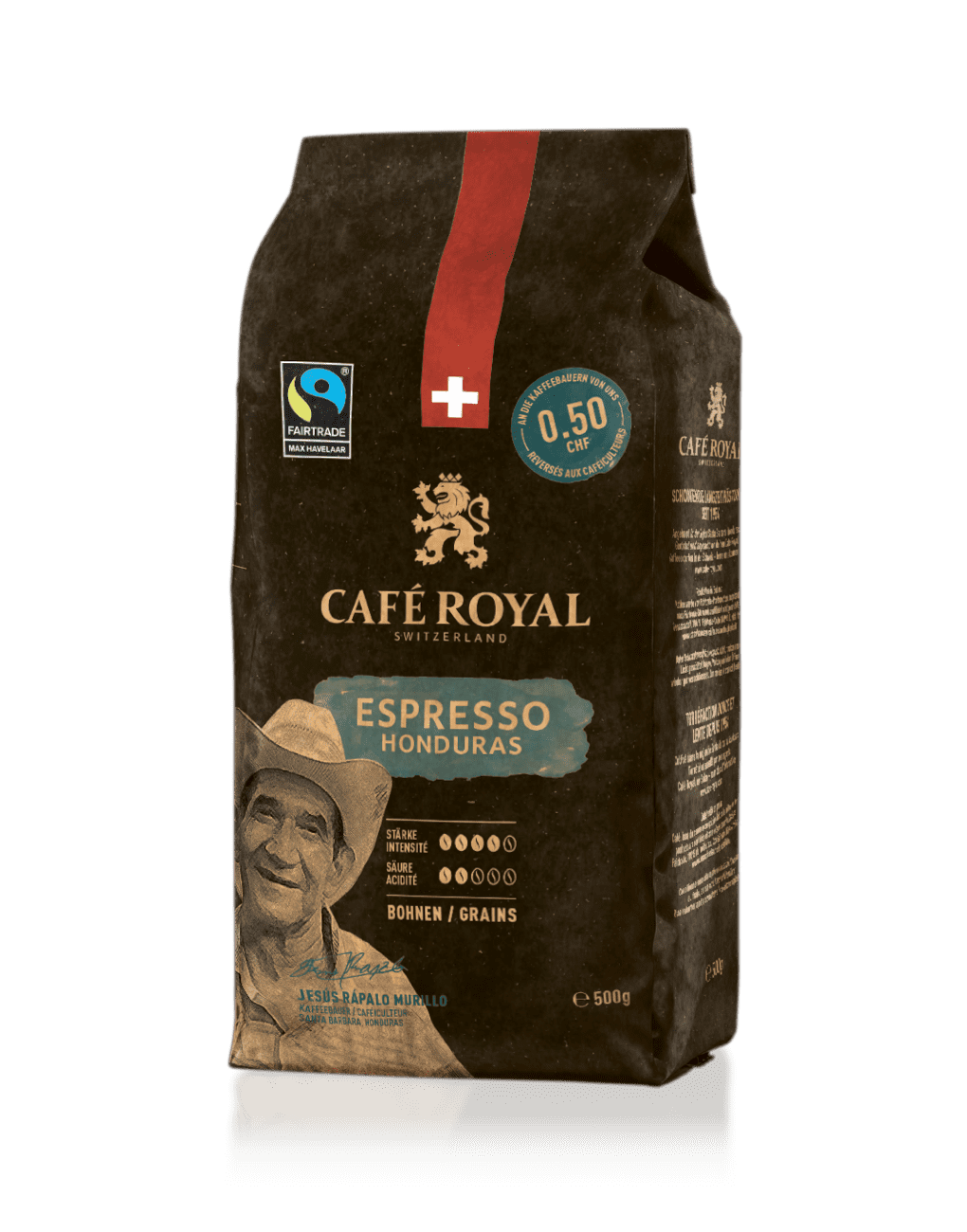 Kaffee Honduras Espresso 500 Gramm Bohnenkaffee von Café Royal