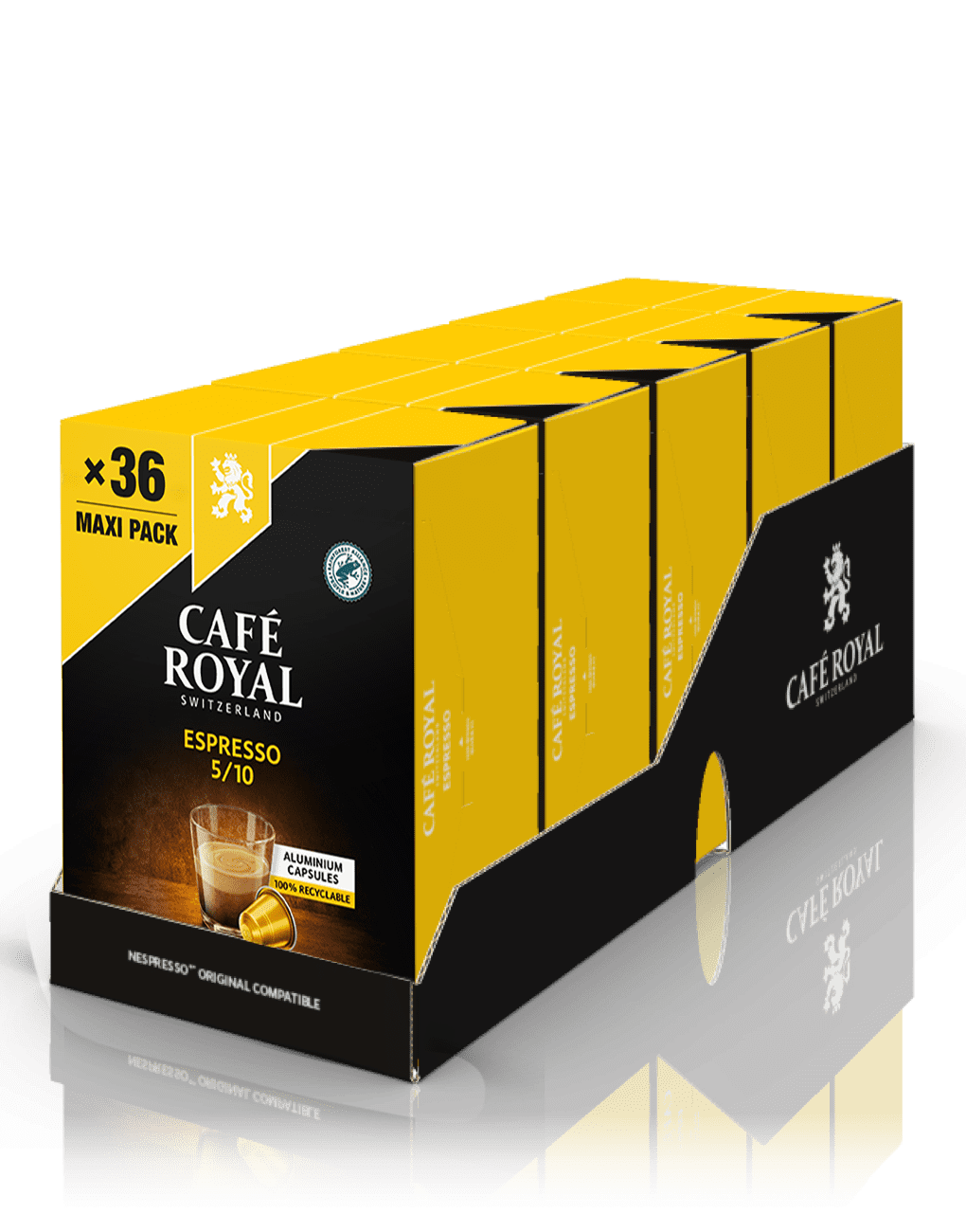 Espresso 180 capsules de café compatibles Nespresso de Café Royal