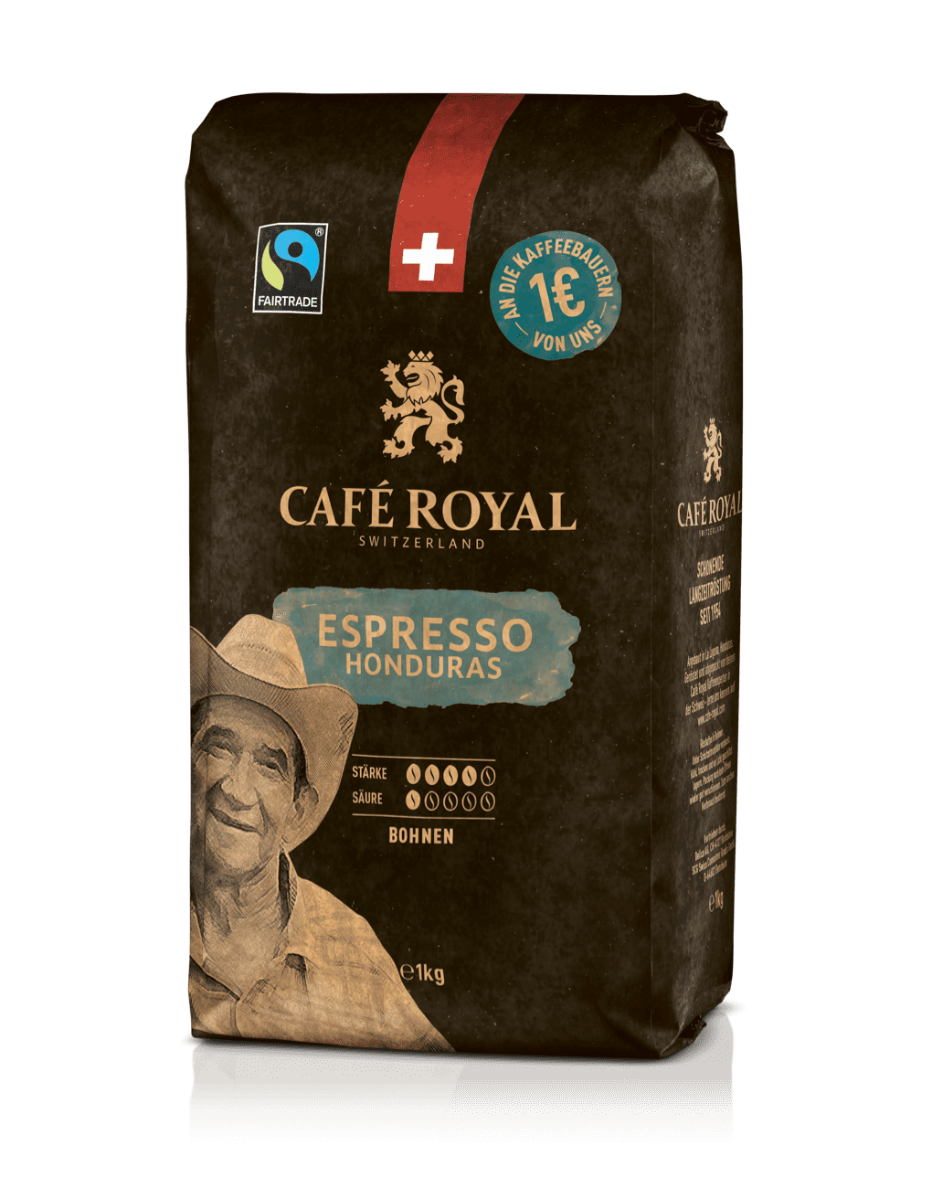 Honduras Espresso 1000 Gramm Bohnenkaffee von Café Royal