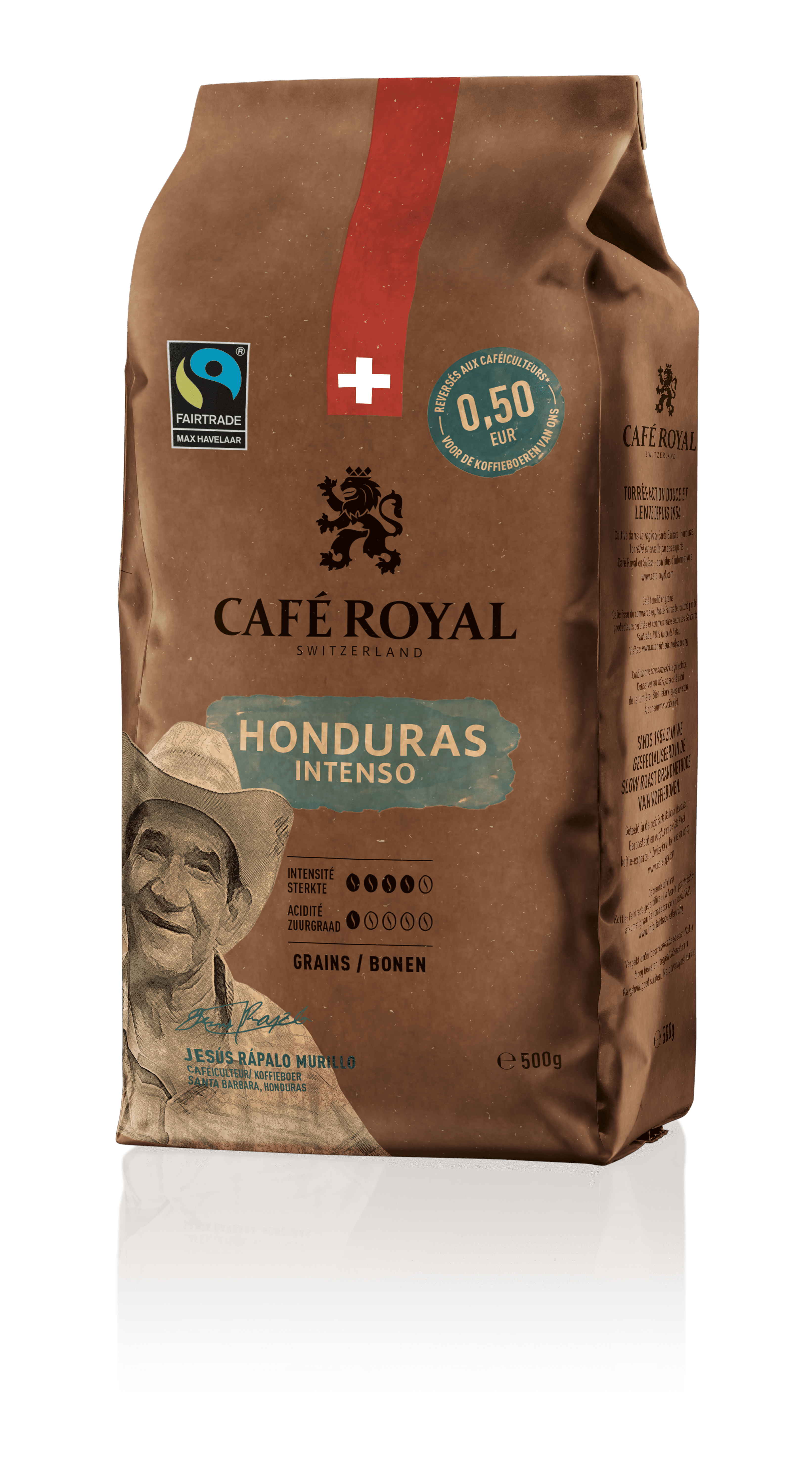 Café Honduras Intenso 500 grammes café en grains de Café Royal