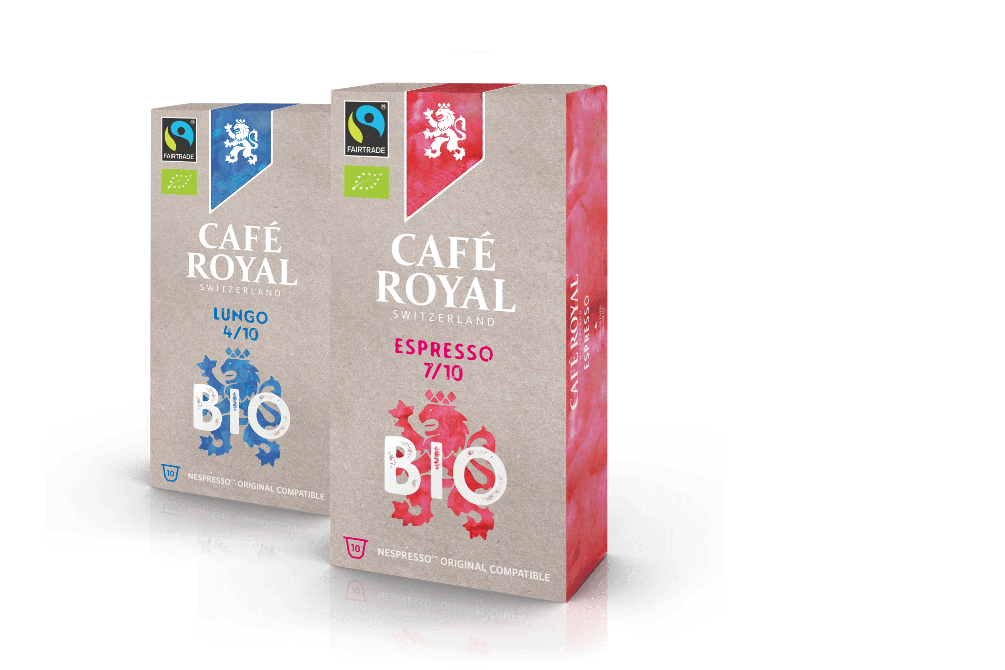 Fair & Organic Bio capsules de café compatibles Nespresso de Café Royal
