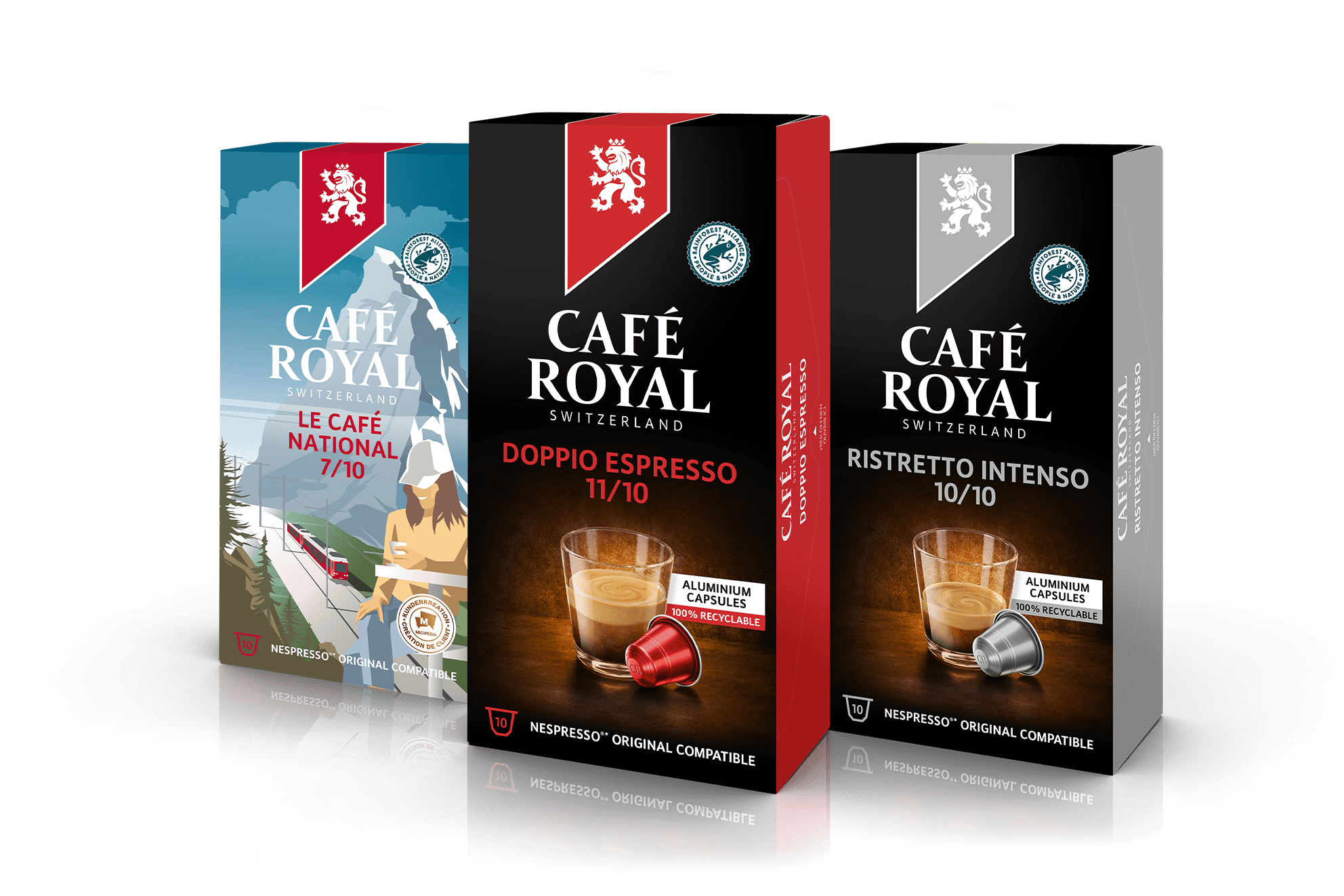 Kaffee Special Editions Kaffeekapseln Nespresso kompatibel von Café Royal