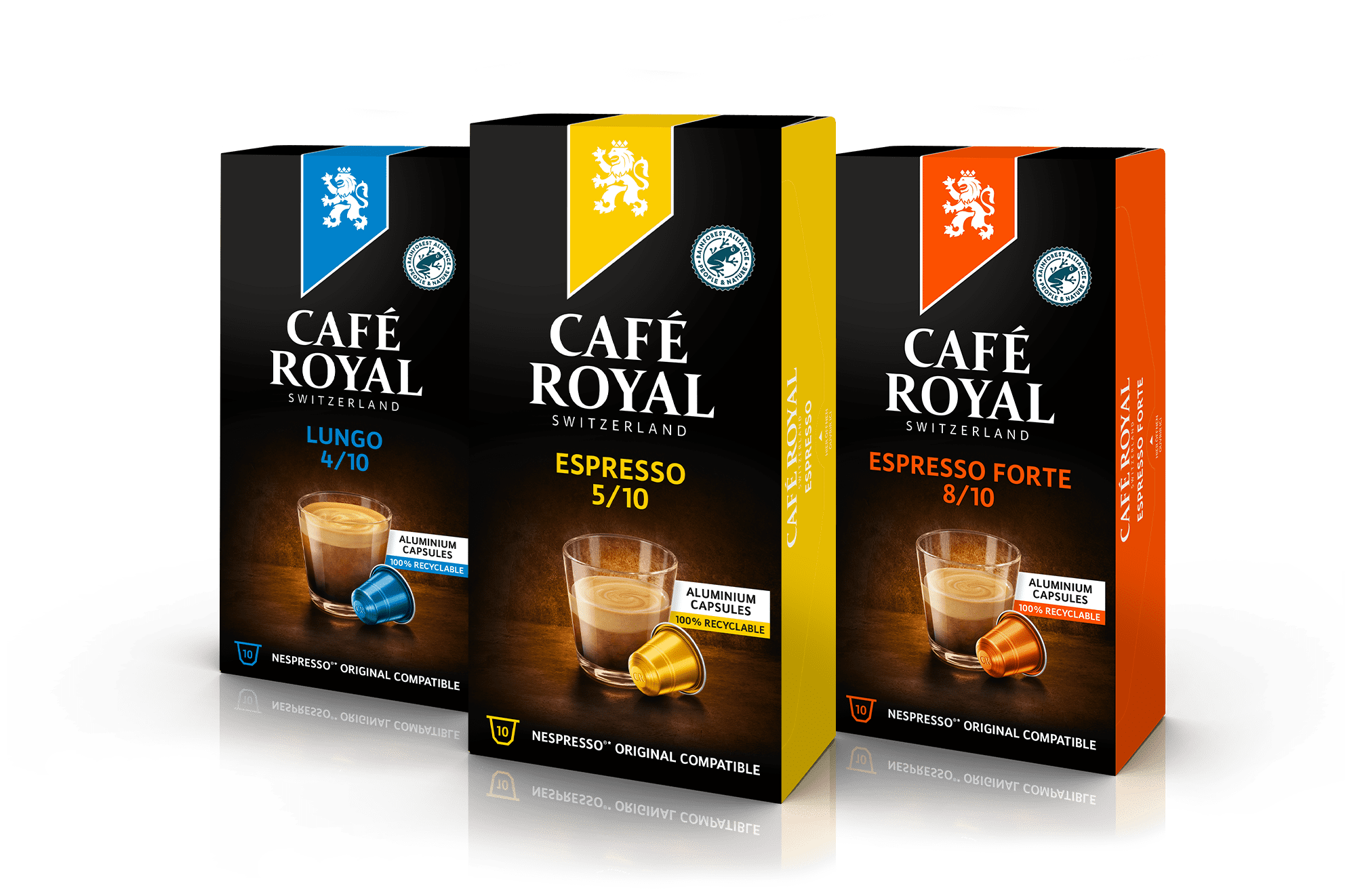 Café Royal Kaffeekapseln aus Aluminium